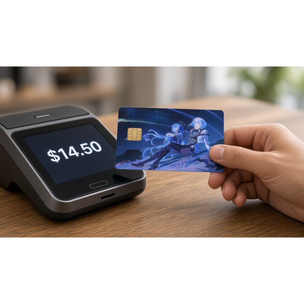 Lucy Mornye Cosmic Reverie CyberPunk Debit Card Credit Card Skin