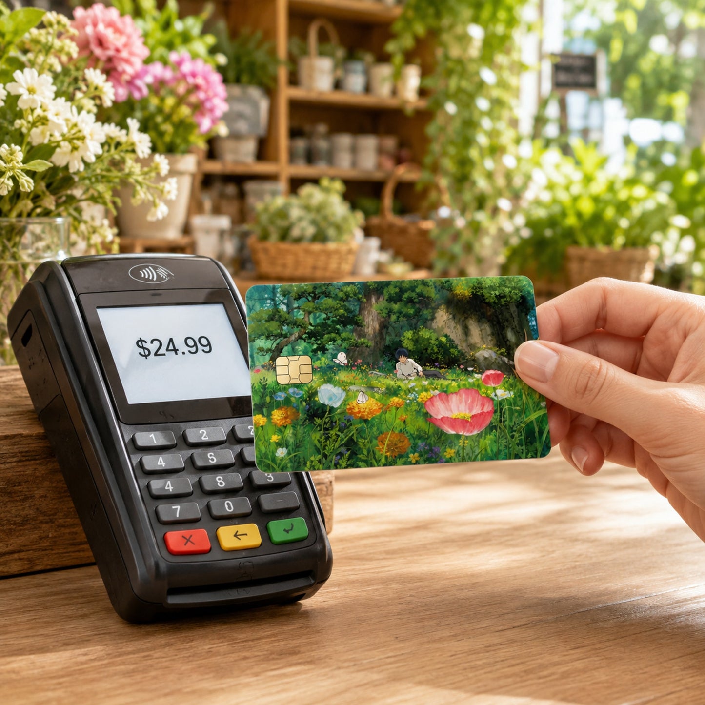 Sho’s Summer Meadow Solitude Ghibli World of Arriety Credit Card Skin