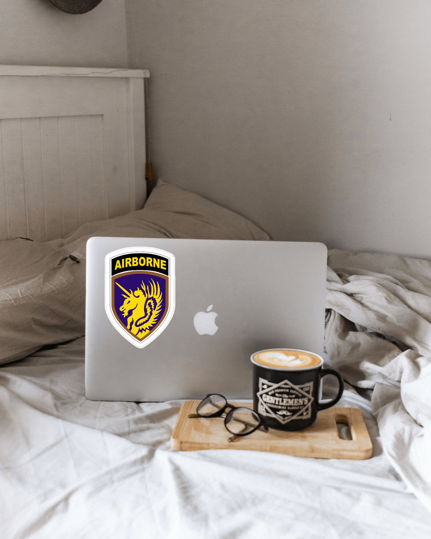 13th Airborne Division Unicorn U.S. Army Military vinyl decal for car, truck, window or laptop