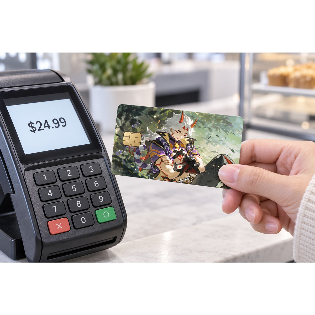 Arataki's Sun-Dappled Slumber Genshin Debit Card Credit Card Skin