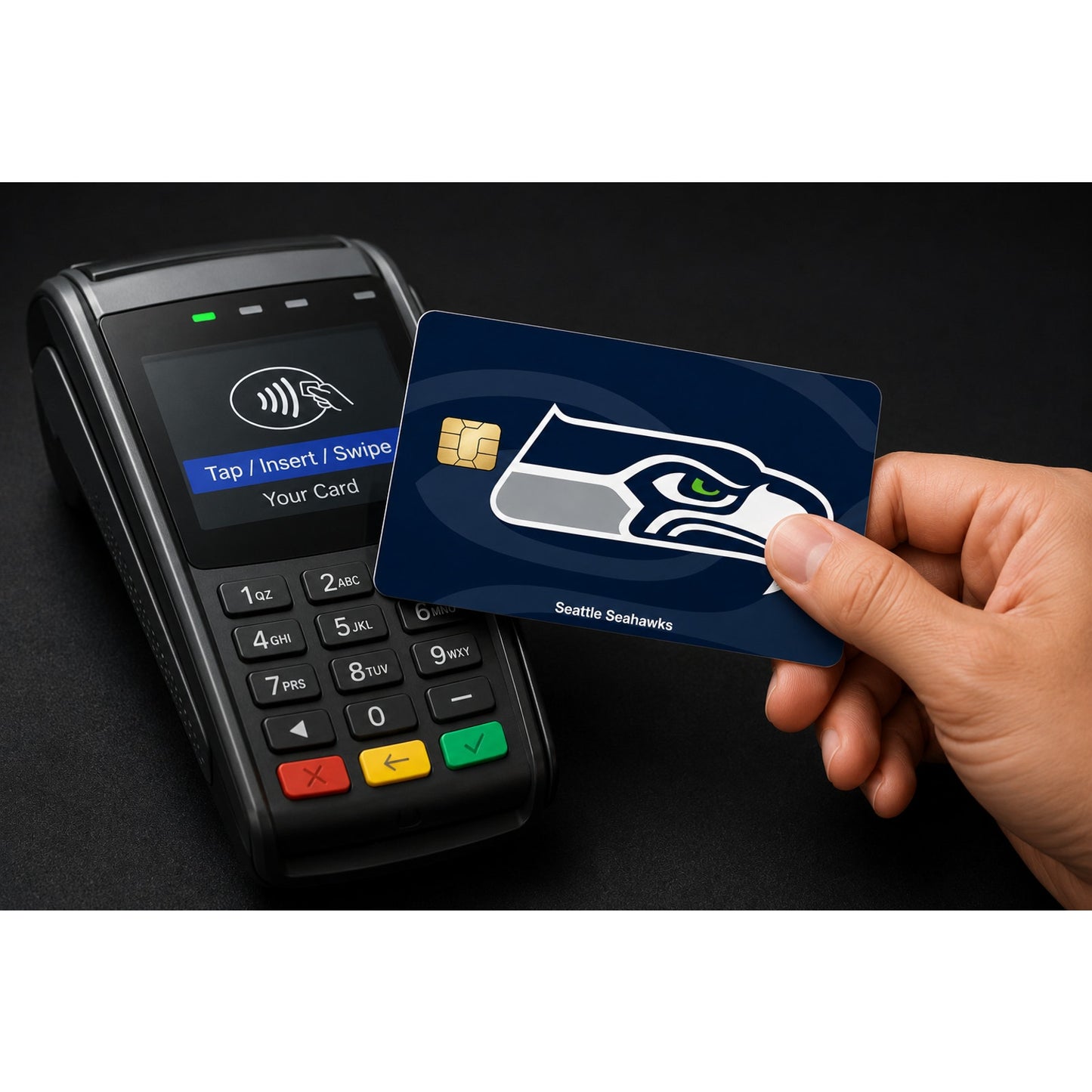 Seattle Seahawks Credit Debit Card Skin Decal NFL Football Vinyl Sticker Sports