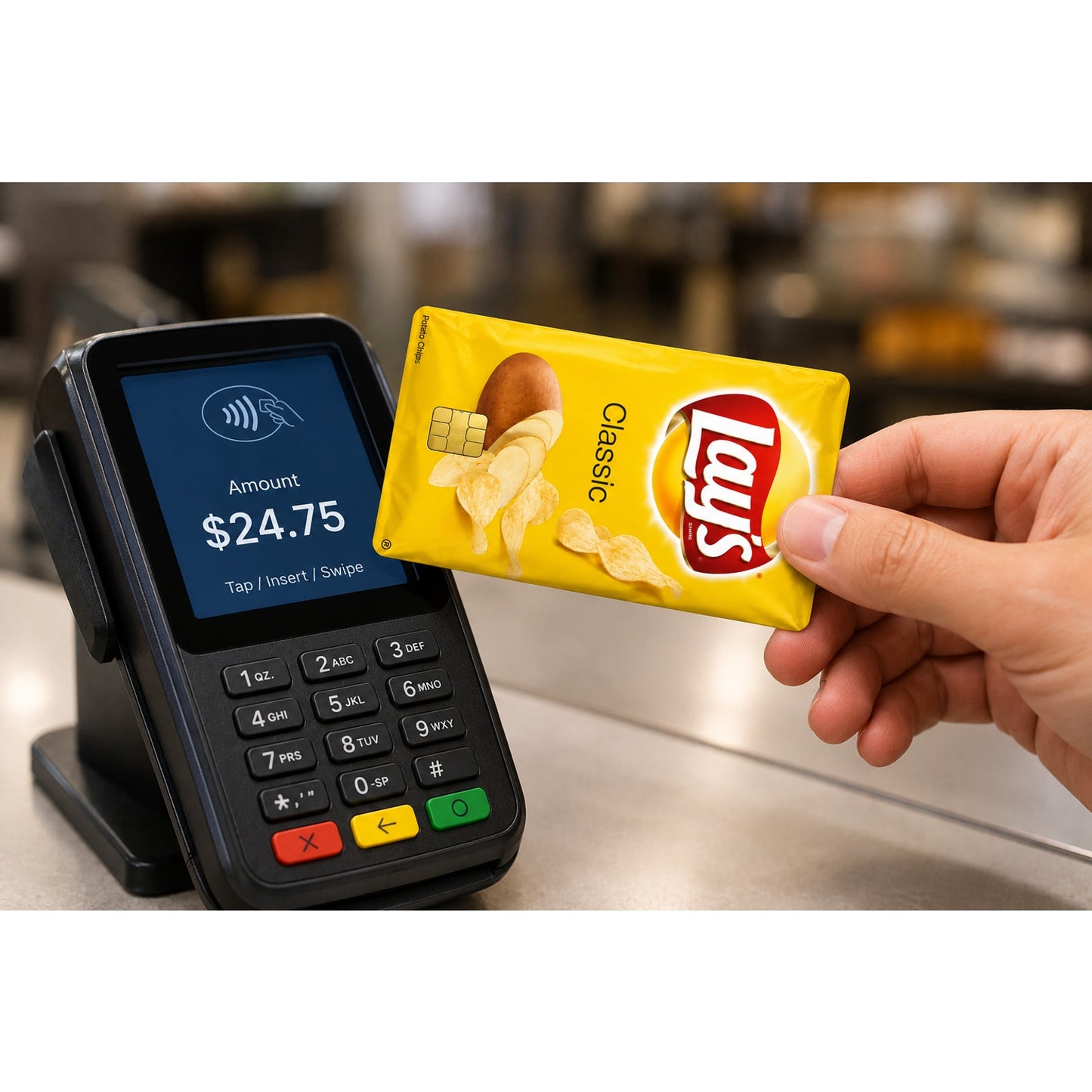 Lays Potato Chips Snack Bag Credit Card Skin Vinyl Sticker Debit Card Wrap