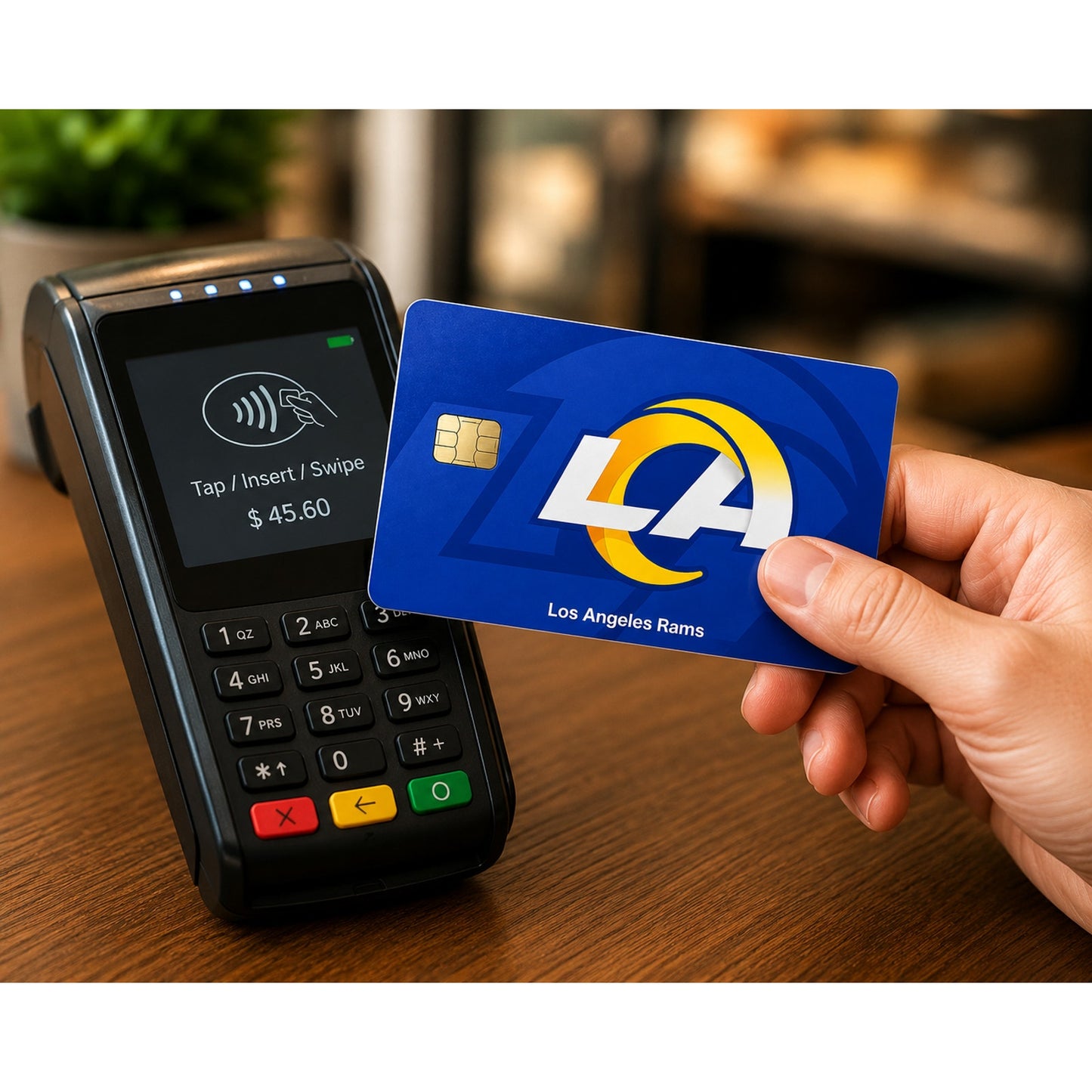 Los Angeles Rams Credit Debit Card Skin Decal NFL Football Vinyl Sticker Sports