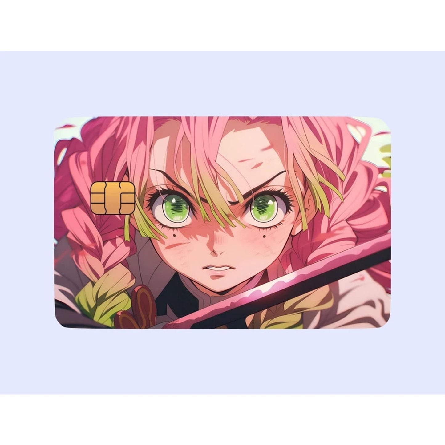 Mitsuri Kanroji Demon Slayer Themed Credit Card Skins Anime Inspired