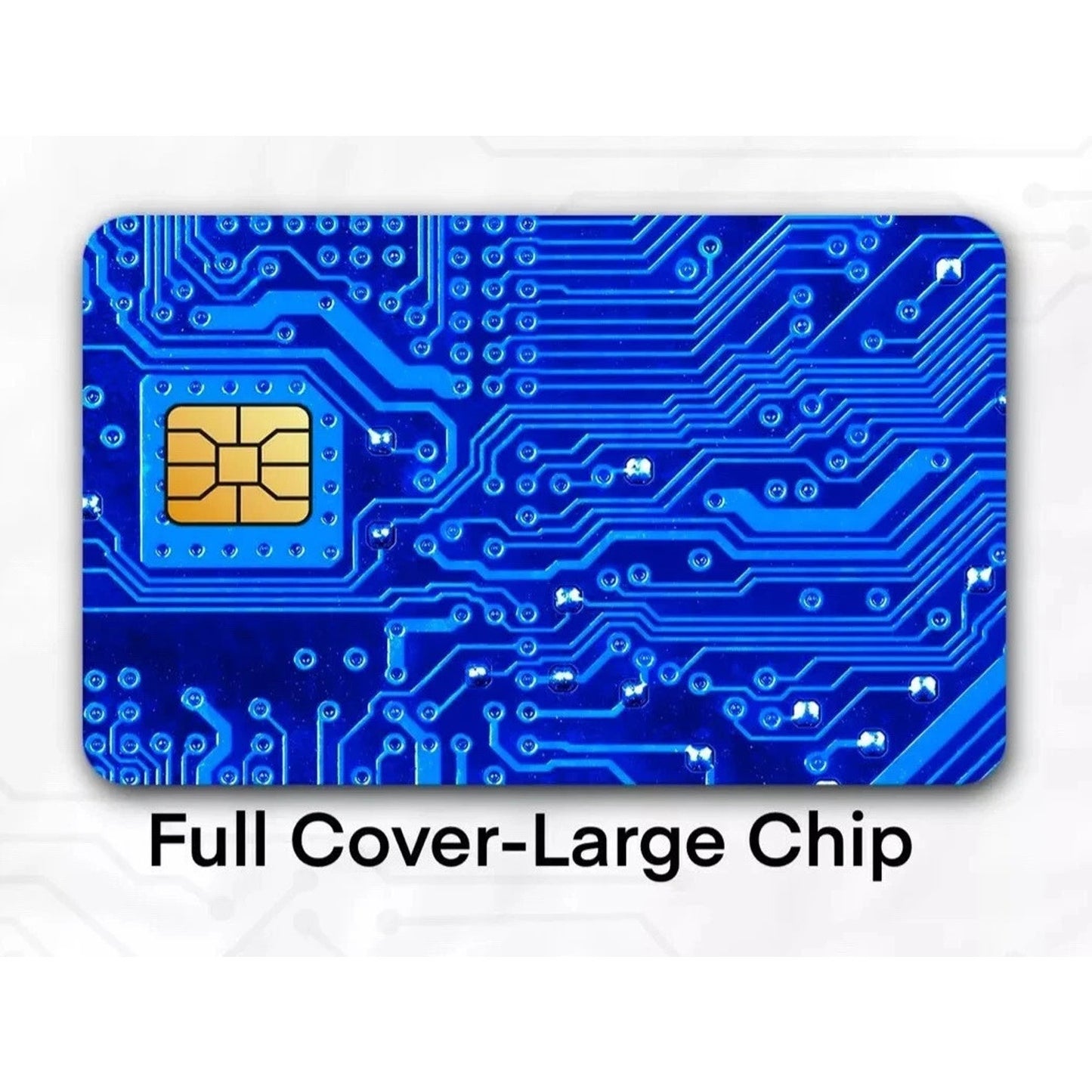 Blue Chip Card Cover | Credit Card Skin | Credit Card Sticker
