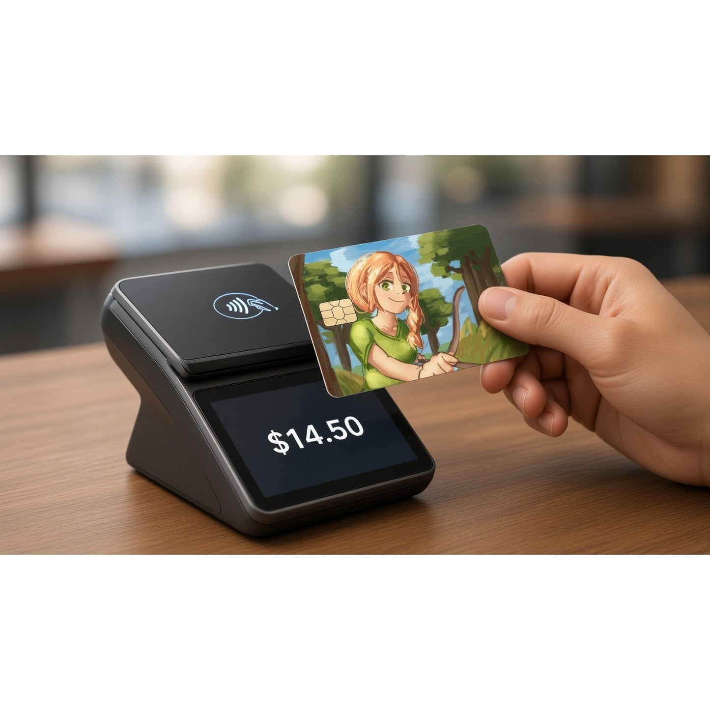Alex Scouting the Overworld Minecraft Debit Card Credit Card Skin