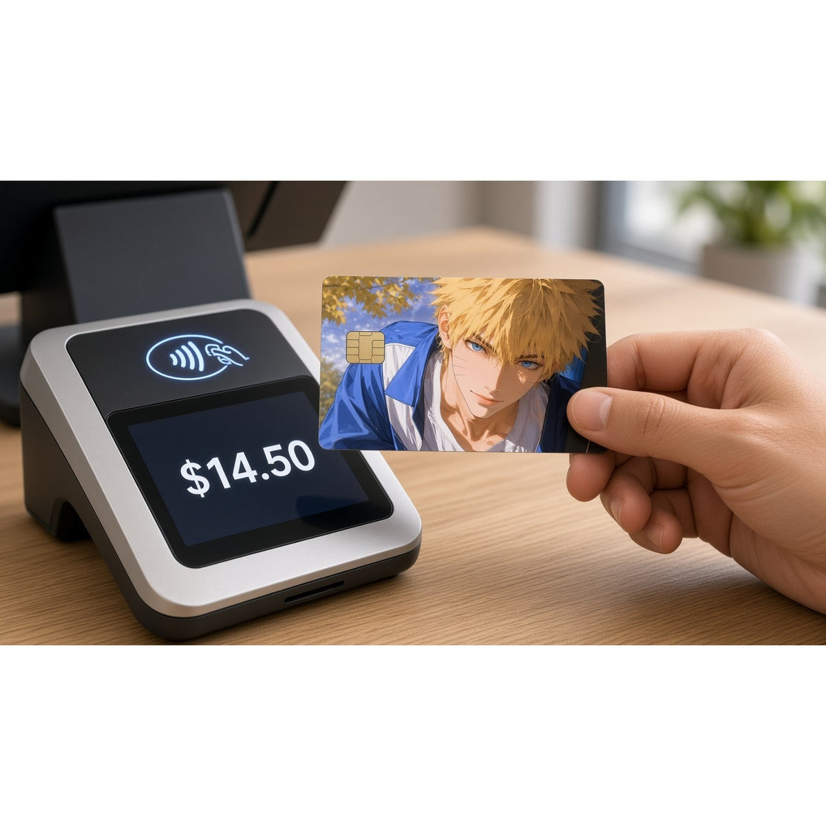 Naruto's Courtside Charm Naruto Debit Card Credit Card Skin Vinyl Sticker