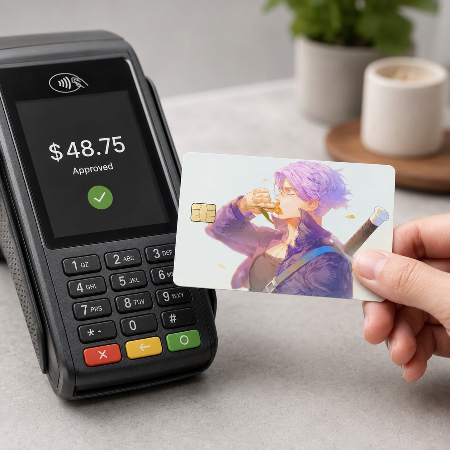 Trunks' Soft Grace Dragon Ball Z Debit Card Credit Card Skin