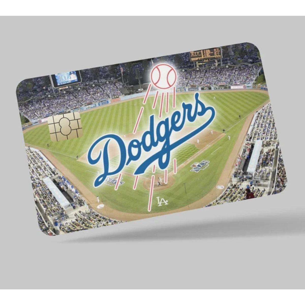 LA Dodgers Stadium View Baseball Credit & Debit Card Skin