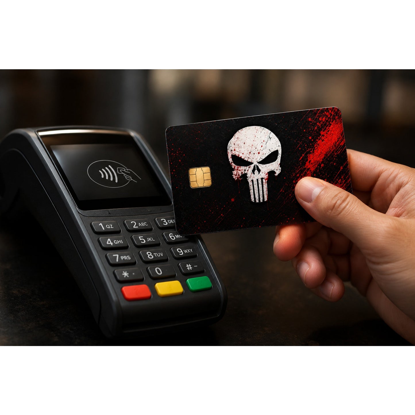 The Punisher ATM Debit Credit Card Skin Sticker Comic Book Comics Movies
