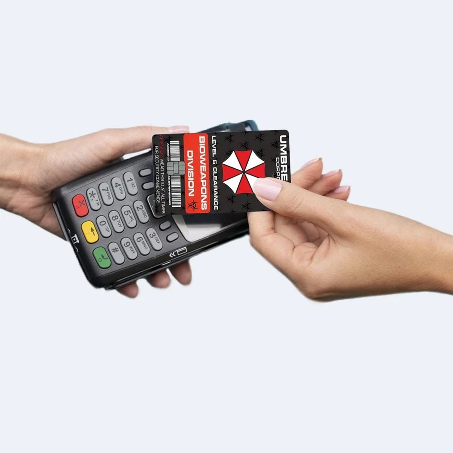 Resident Evil Umbrella Corp ID Badge Credit Card Skin | Gaming Decal