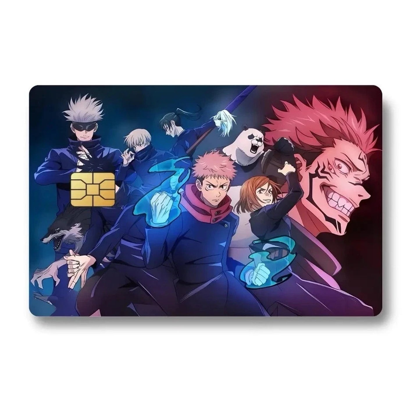 Anime Jujutsu Kaisen Credit Card Cover Vinyl Skin Sticker