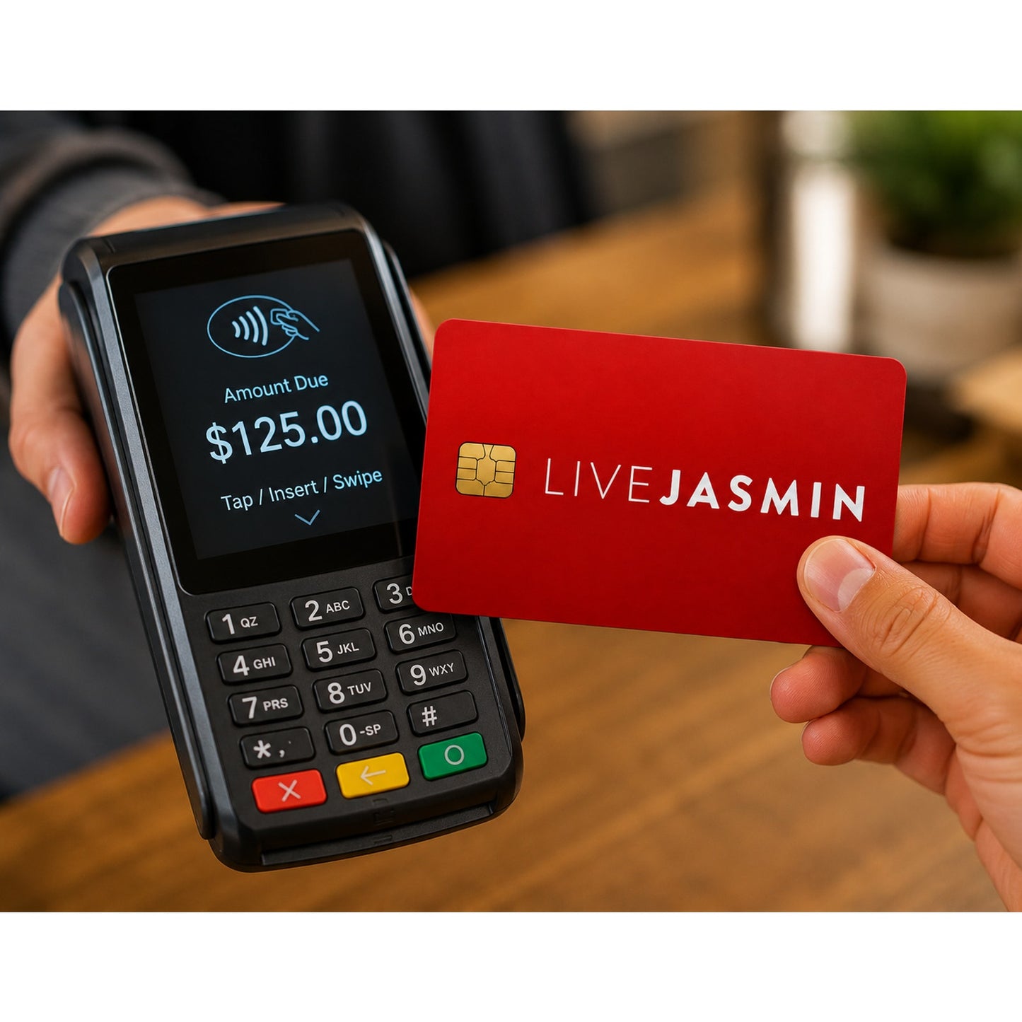 LiveJasmin Credit Card Skin Funny Streaming Debit Vinyl Sticker