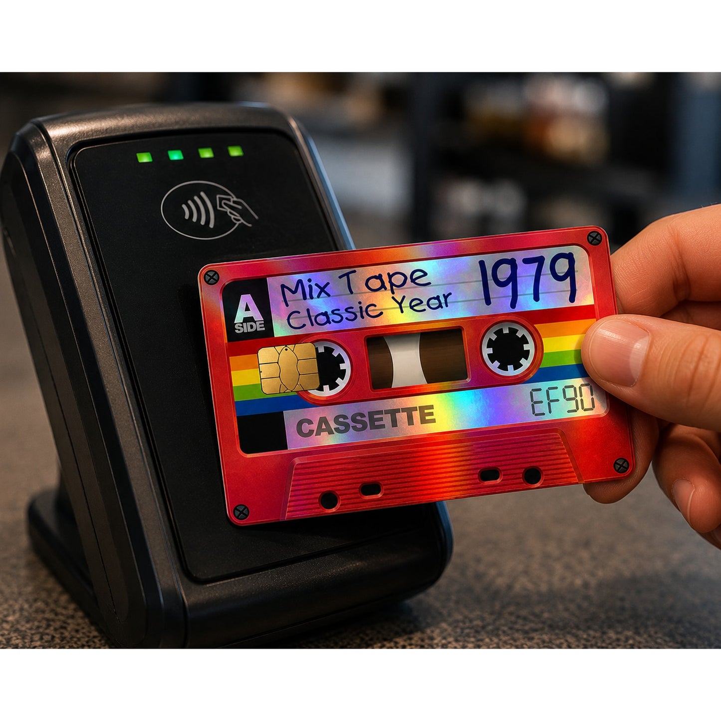 Retro Mixtape 1979 Credit Card Sticker Debit Skin Decal Cover