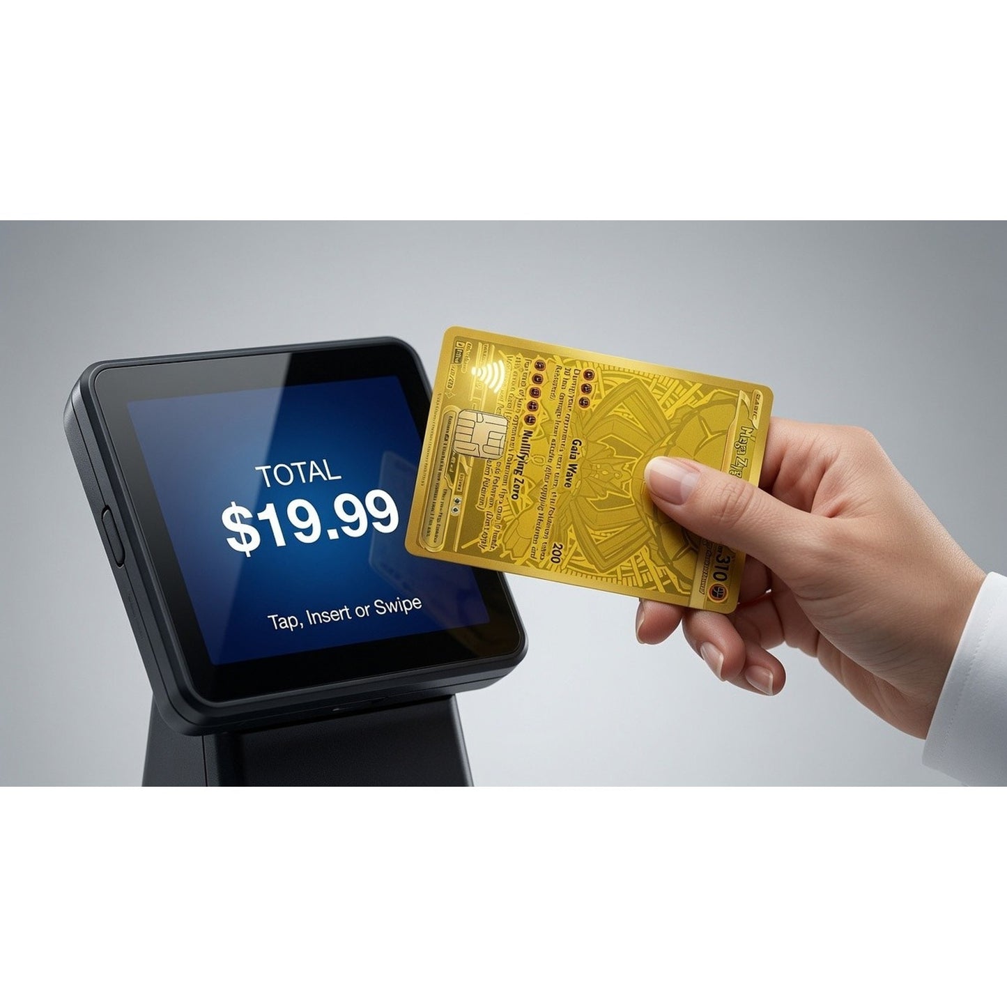 Mega Zygarde ex Gold Pokémon TC Debit Card Credit Card Skin Vinyl Sticker