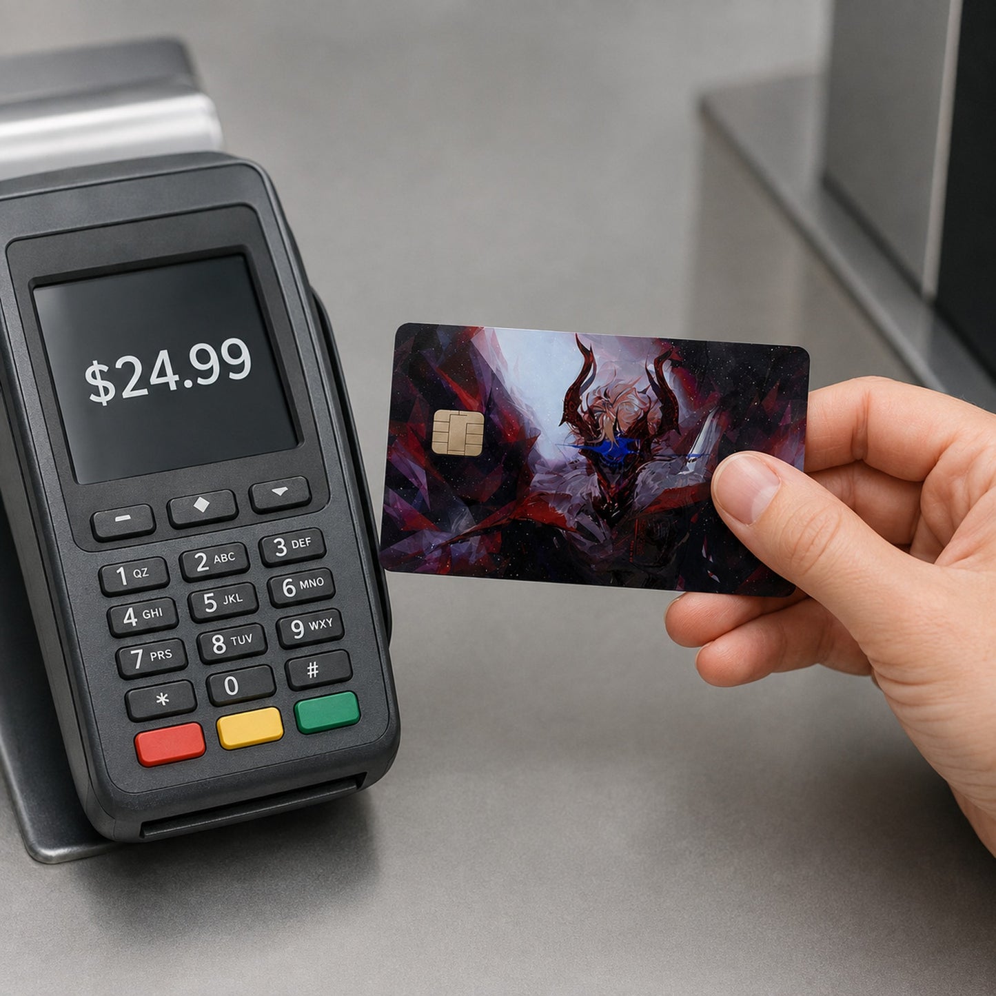 Childe’s Abyssal Awakening Genshin Debit Card Credit Card Skin