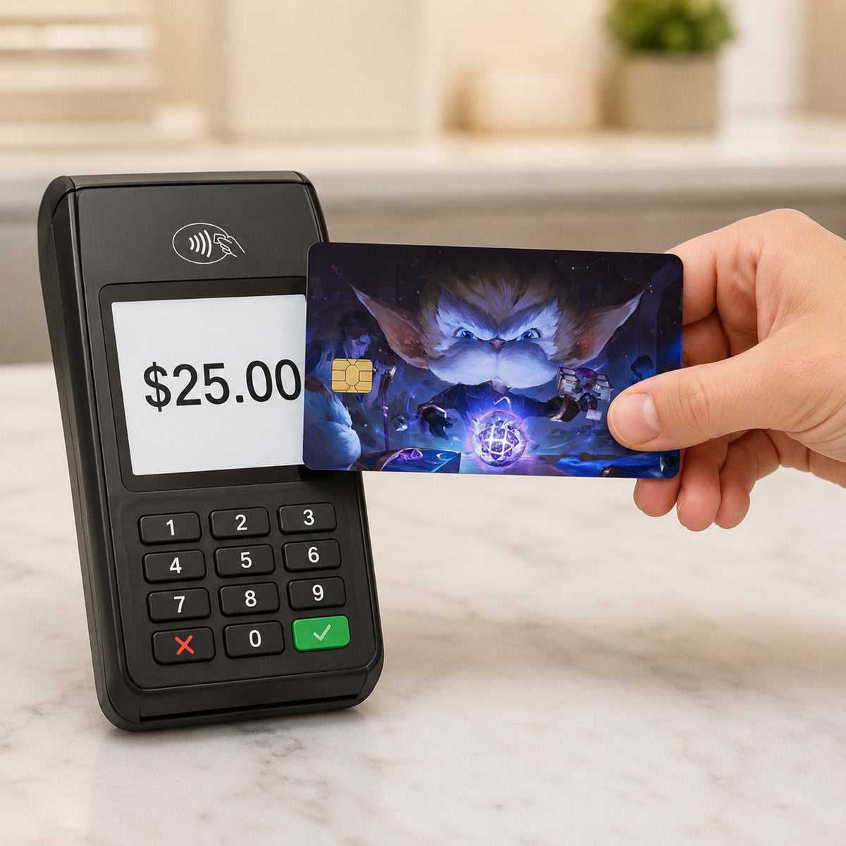 Arcane Heimerdinger Hexcore Corruption Credit Card Skin