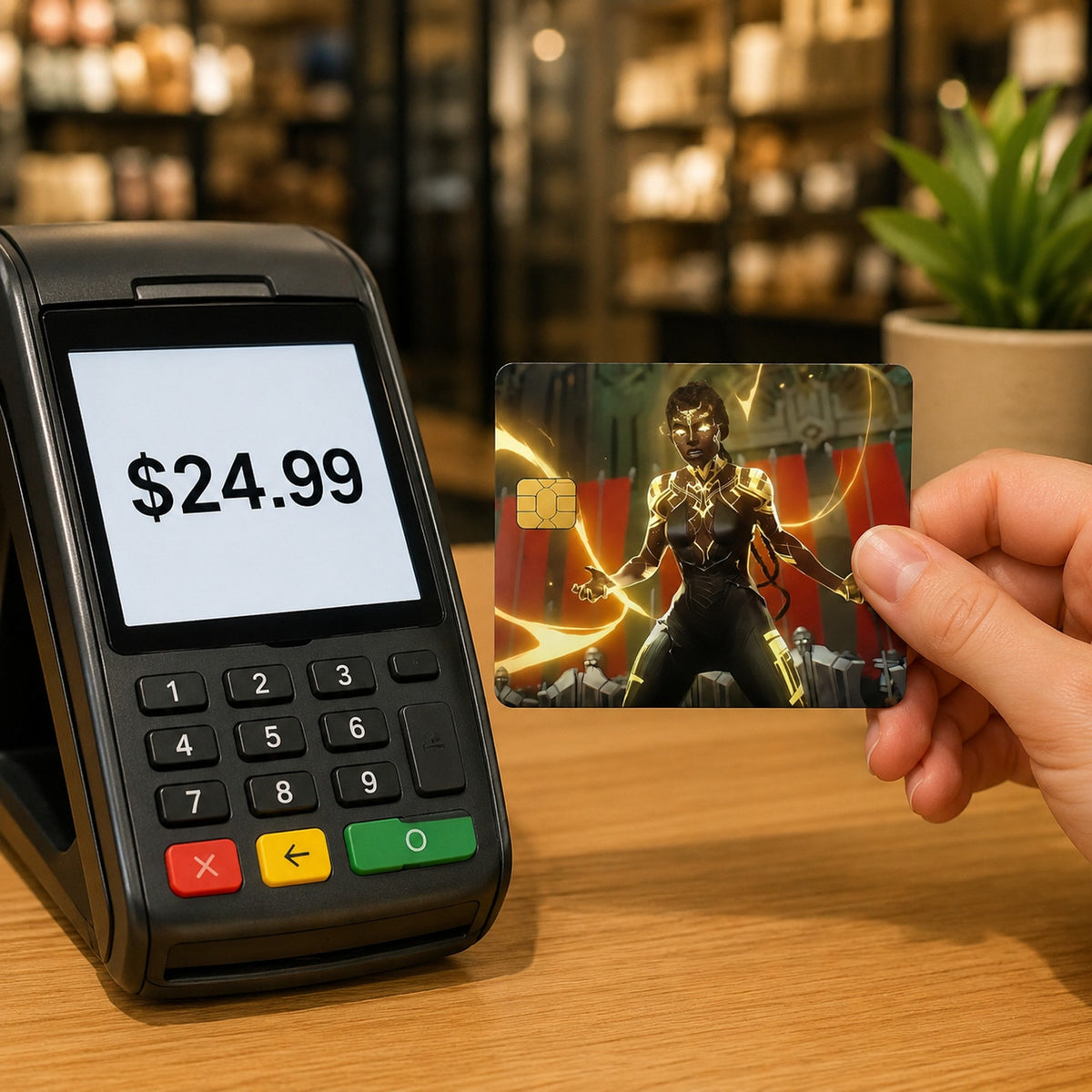 Mel's Wrath of the Exile League of Legends Debit Card Credit Card Skin