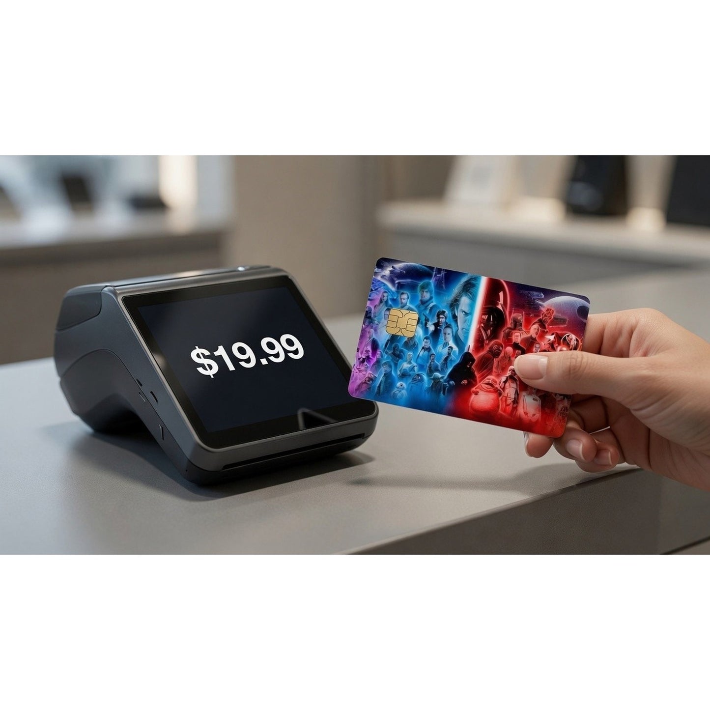 Star Wars Saga Light Side vs Dark Debit Card Credit Card Skin