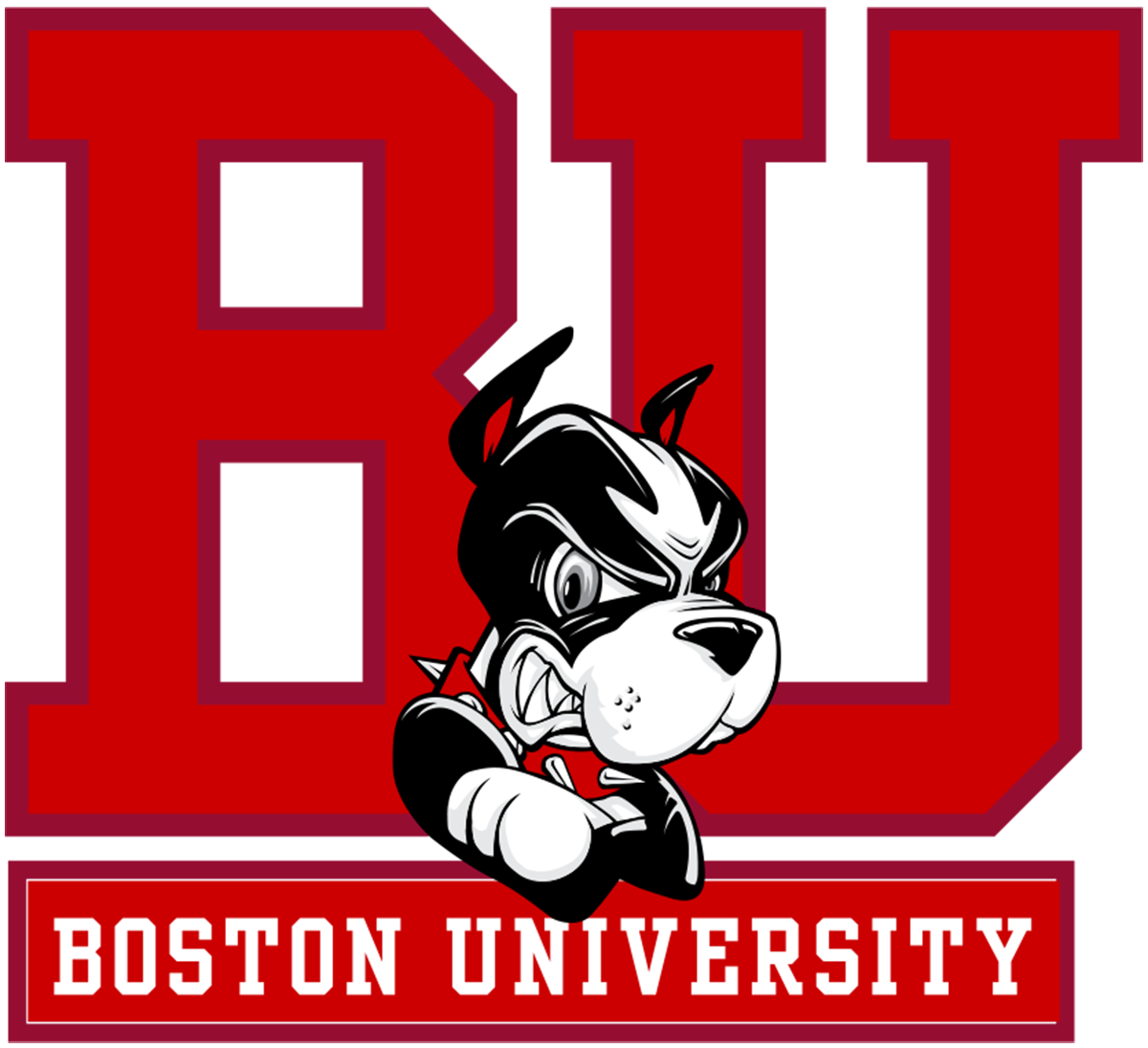 Boston University Terriers NCAA Football Vinyl Decal for Car Truck Window Laptop - DECALS OF AMERICA