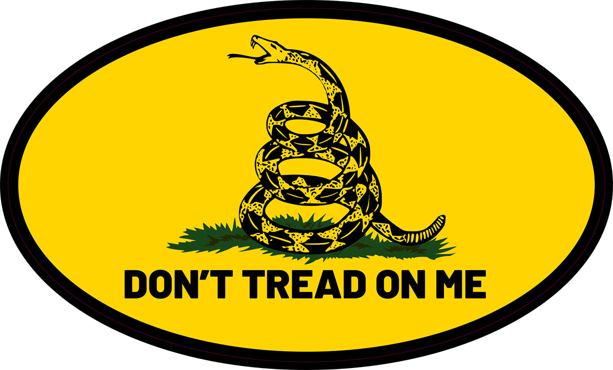 Patriot Pack - 3 Decal Bundle (USA Patriot Eagle, Red White Blue Cross American Don't Tread On Me)
