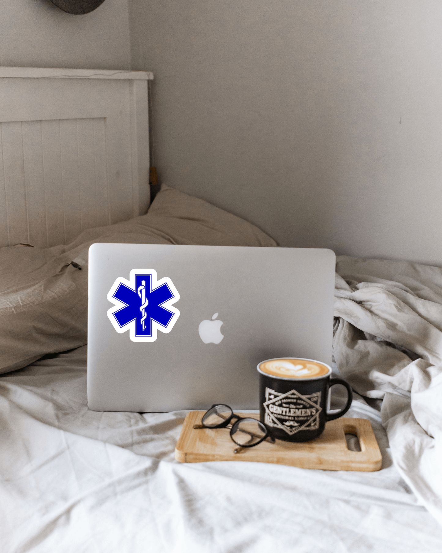 Corpsman Medic Star of Life Marine Patch vinyl decal for car, truck, window or laptop U.S. Marine Military