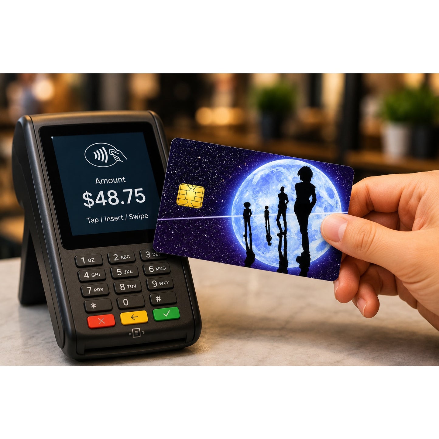 Anime Moonlight Silhouette Main 4 Hunter X Hunter Debit Card Credit Card Skin