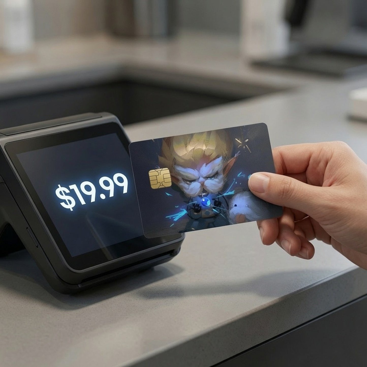 Heimerdinger The Lonely Blueprint League of Legends Debit Card Credit Card Skin