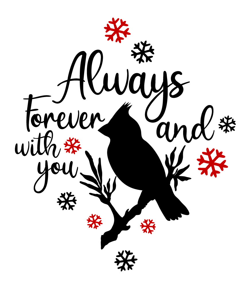 Always And Forever With You Vinyl Decal Sticker DECALS OF AMERICA