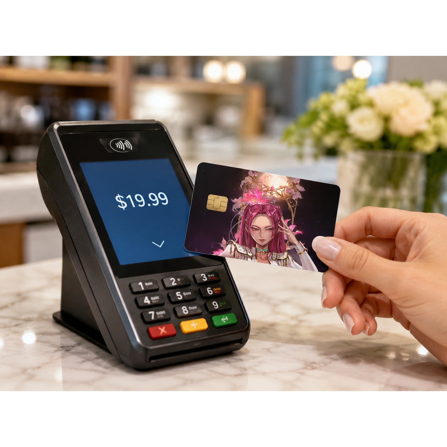 Mira Floral Idol Attire HUNTR/X Huntrix Debit Card Credit Card Skin