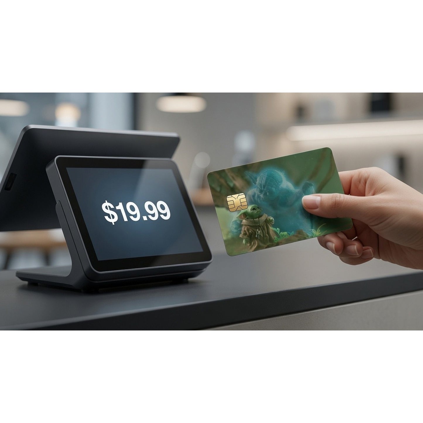 The Child & The Grand Master - Grogu Yoda Star Wars Debit Card Credit Card Skin
