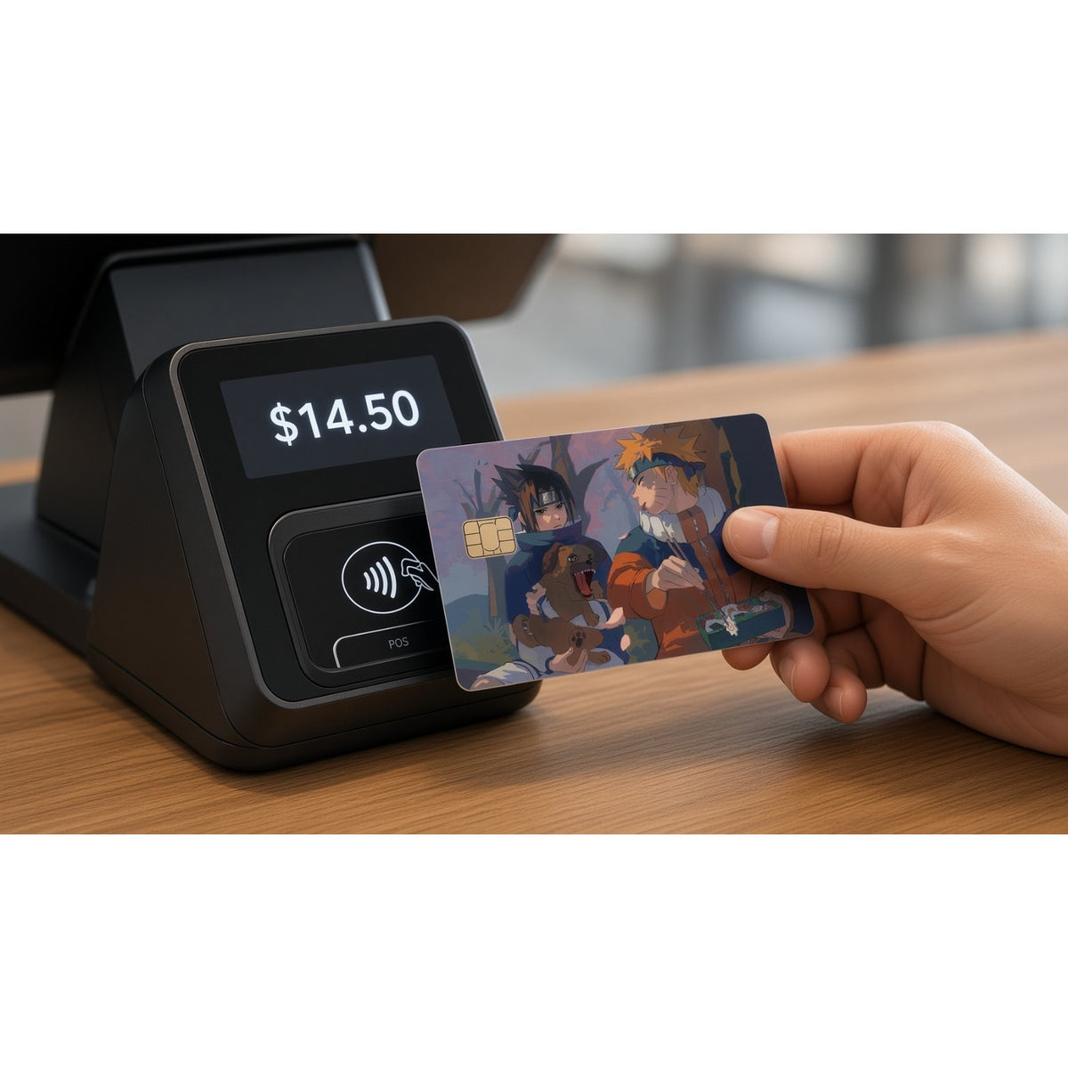 Naruto & Sasuke Springtime Bento Credit & Debit Card Skin