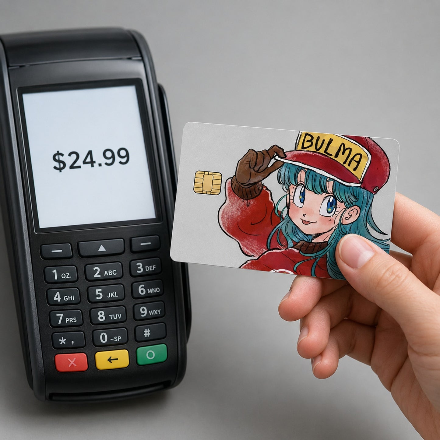 Bulma's Classic Adventure Gear Dragon Ball Z Debit Card Credit Card Skin