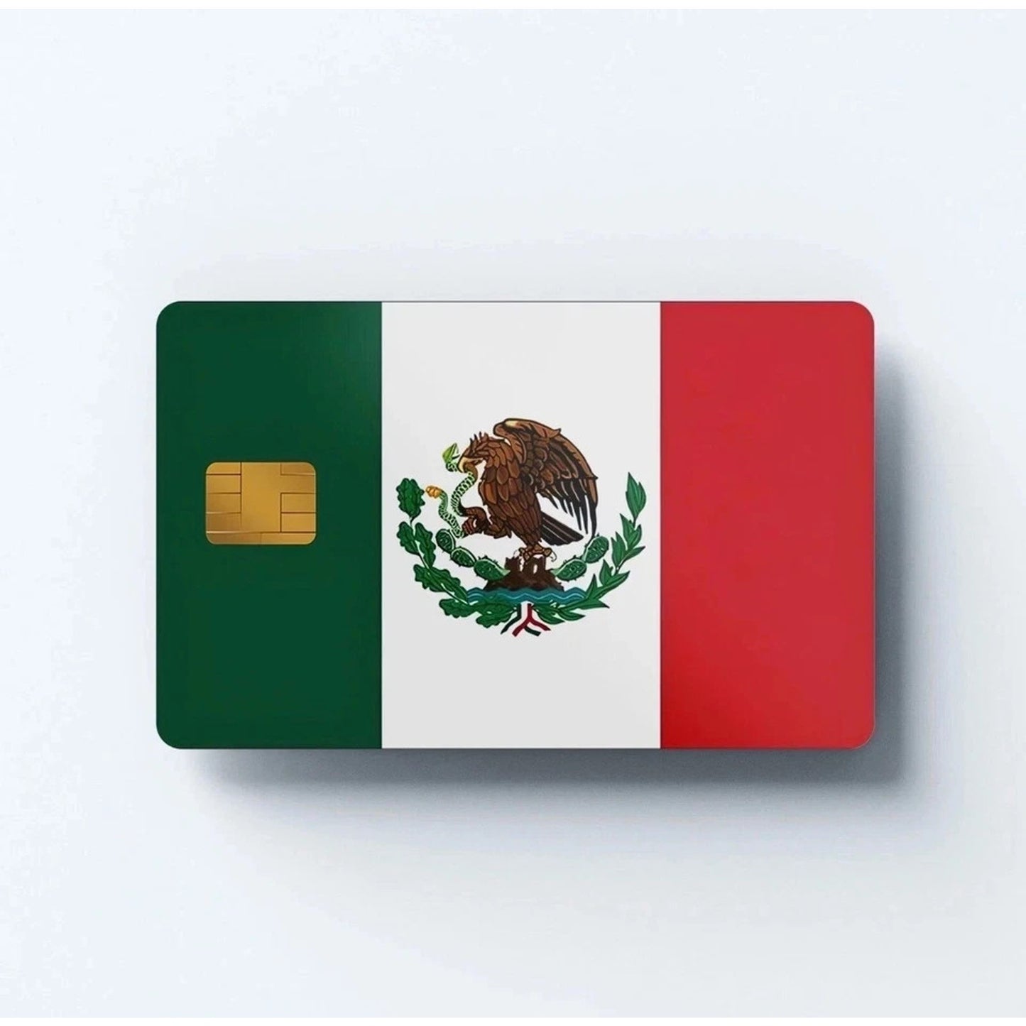 Flag Mexican Express Credit Card Skin Sticker UV Vinyl