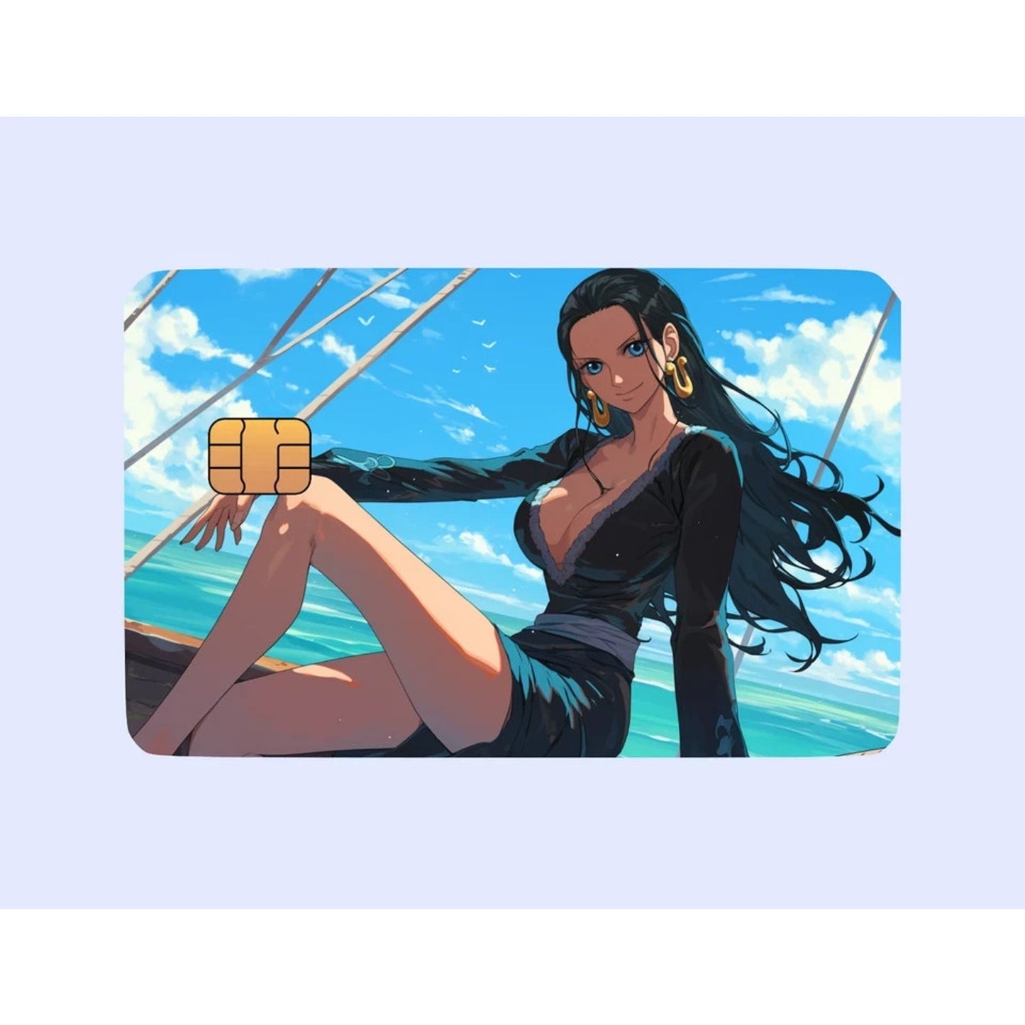 One Piece Anime-Inspired Themed Debit Card Credit Card Skins_Nico Robin