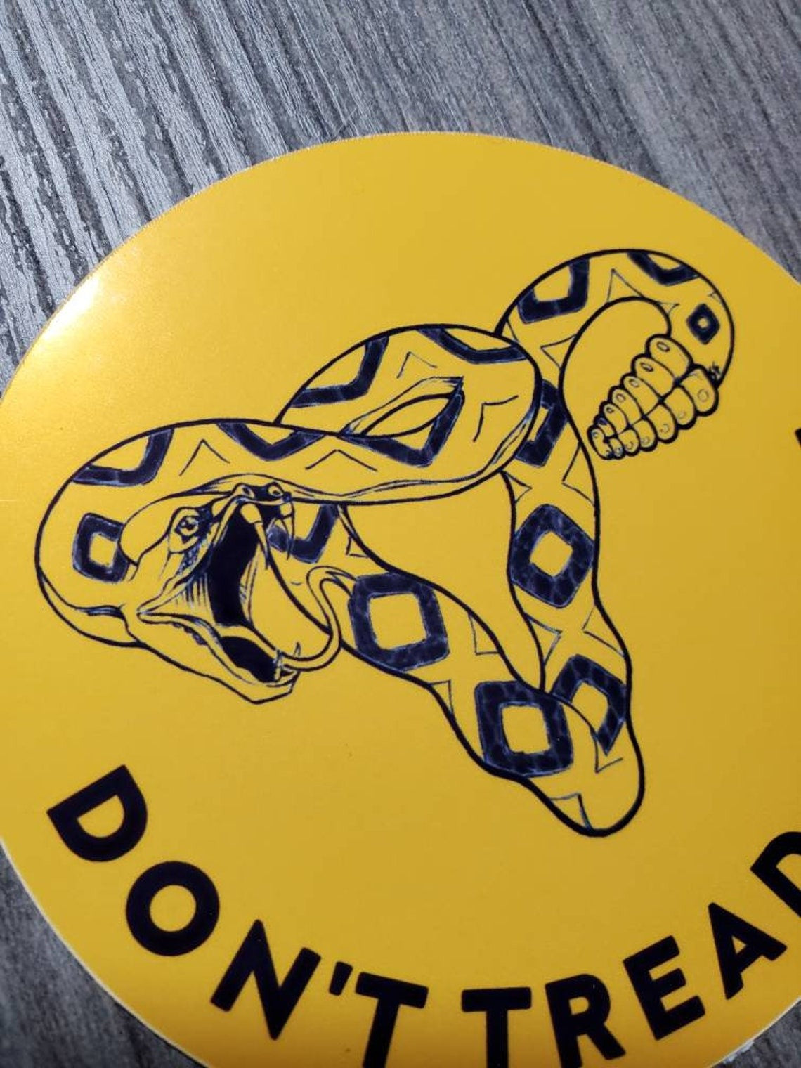 Don't Tread on Me - Women's Rights Feminism Stickers - Multiple Sizes IDL Vinyl Decal Sticker Variable Size