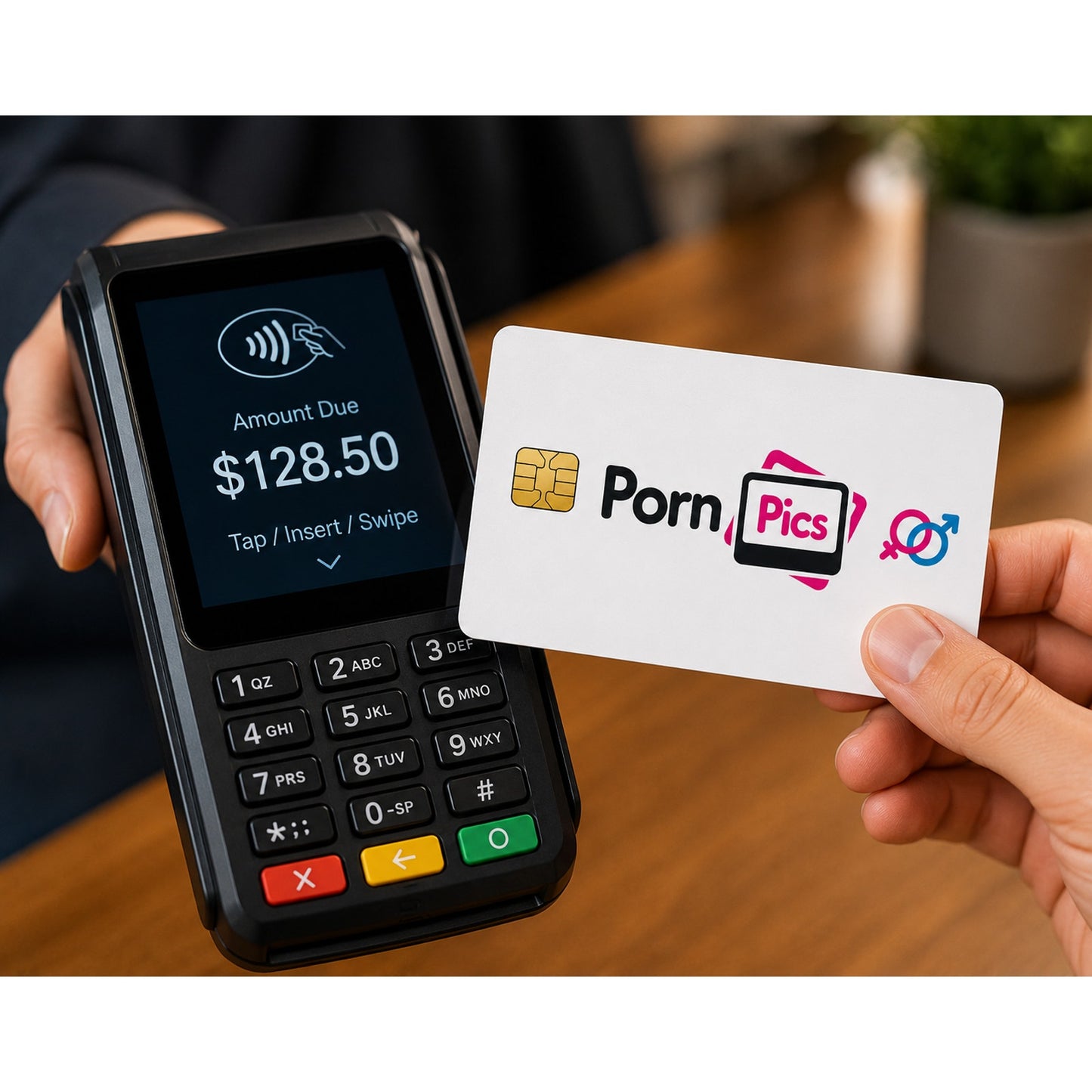 PornPics Credit Card Skin Funny Debit Card Vinyl Sticker Wrap