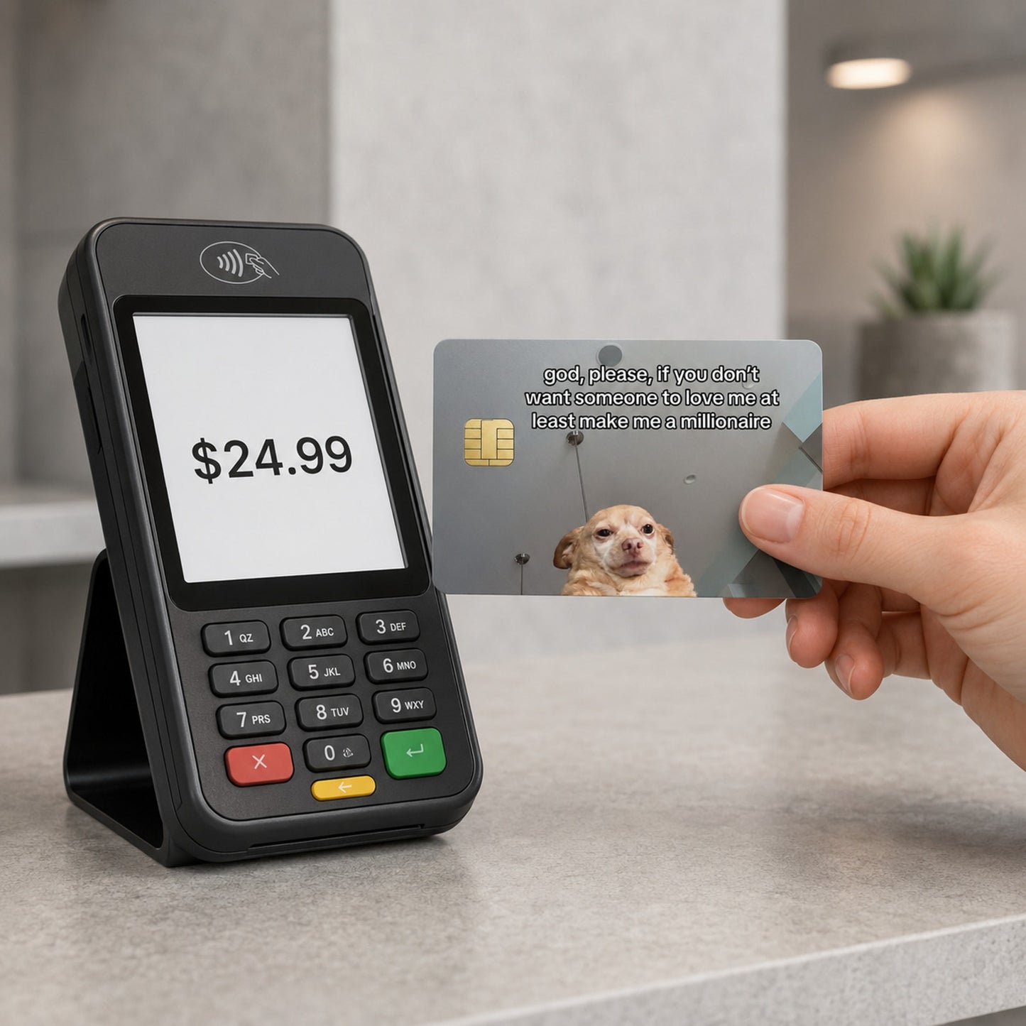 Seven-Figure Consolation Prize Meme Debit Card Credit Card Skin