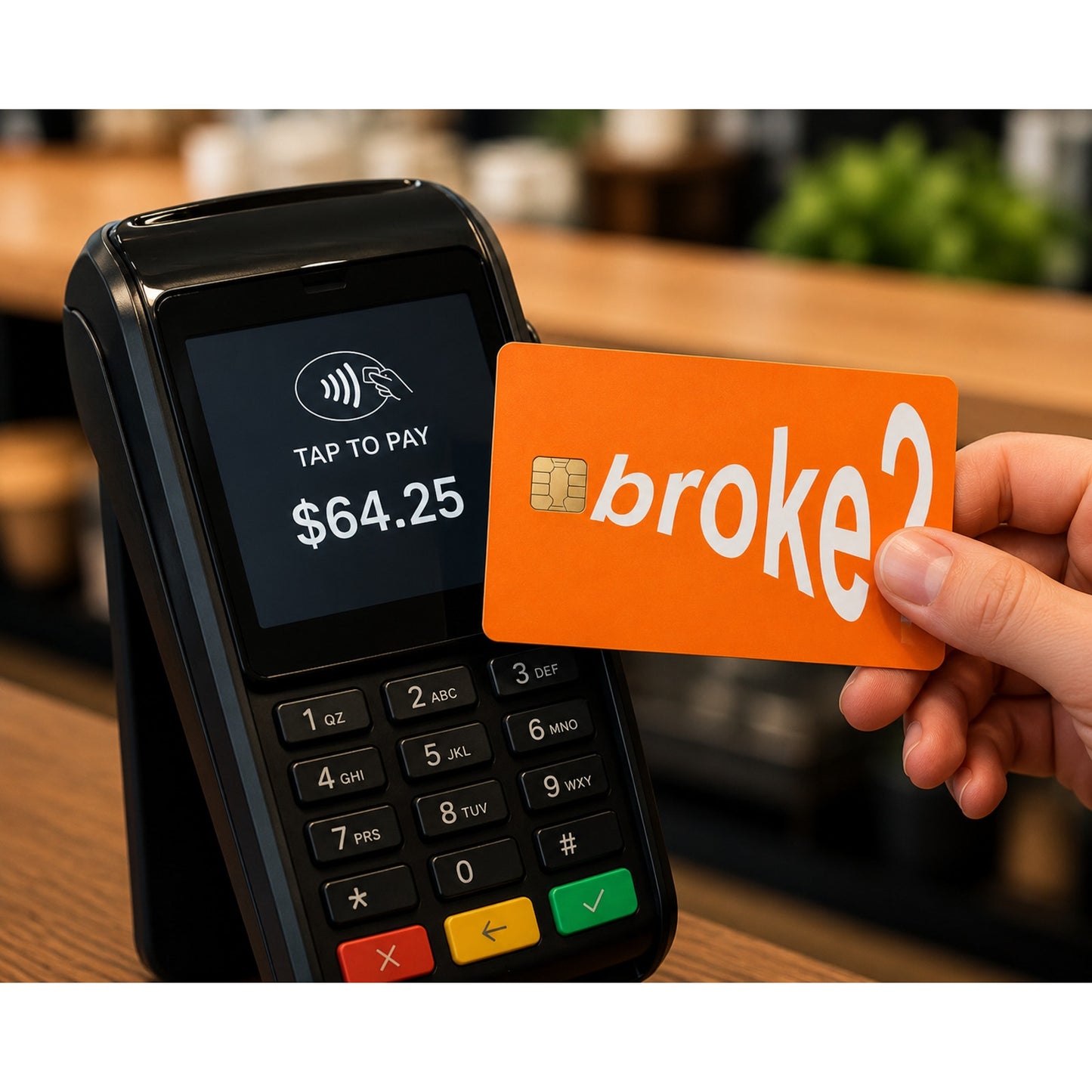 Broke? Funny Credit Card Skin Debit Card Vinyl Sticker Novelty