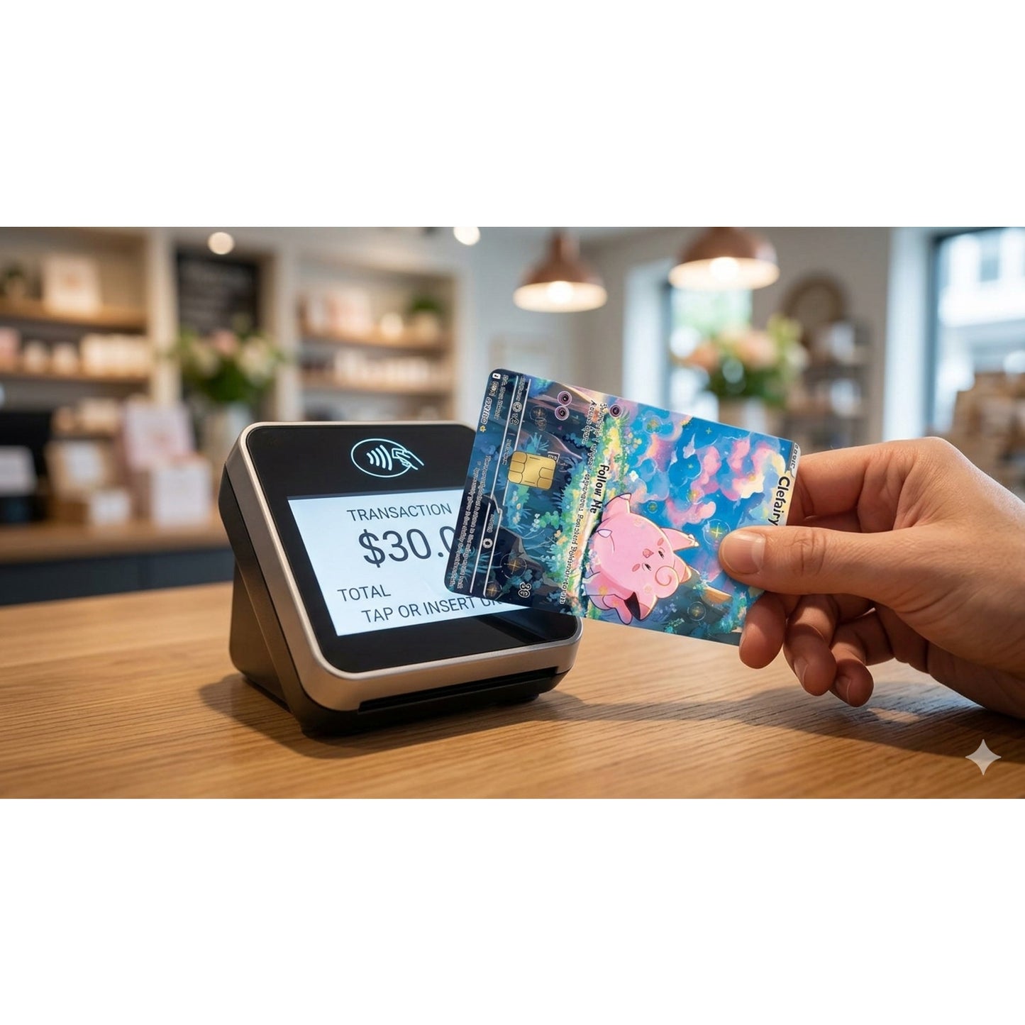 Basic Clefairy Pokémon TC Debit Card Credit Card Skin Vinyl Sticker