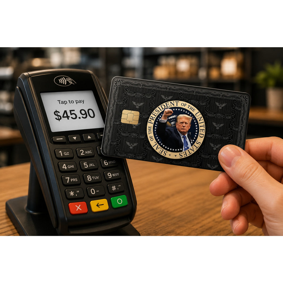 Donald Trump Presidential Seal Inauguration Credit Card Skin