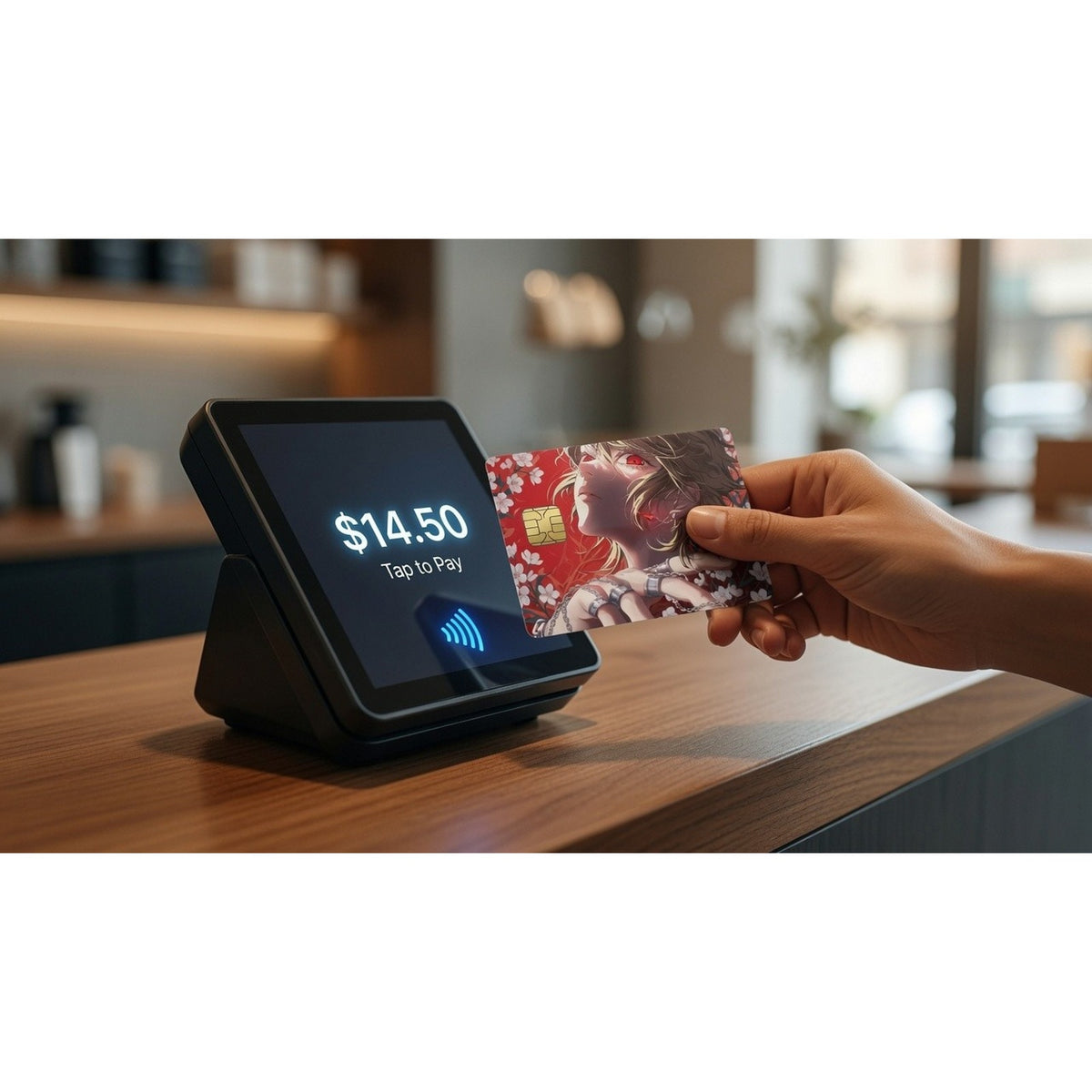 Kurapika's Scarlet Remembrance HunterXHunter Debit Card Credit Card Skin