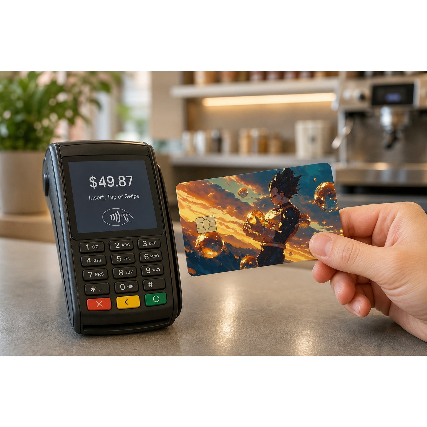Prince Vegeta's Solitary Wish Dragon Ball Z Debit Card Credit Card Skin