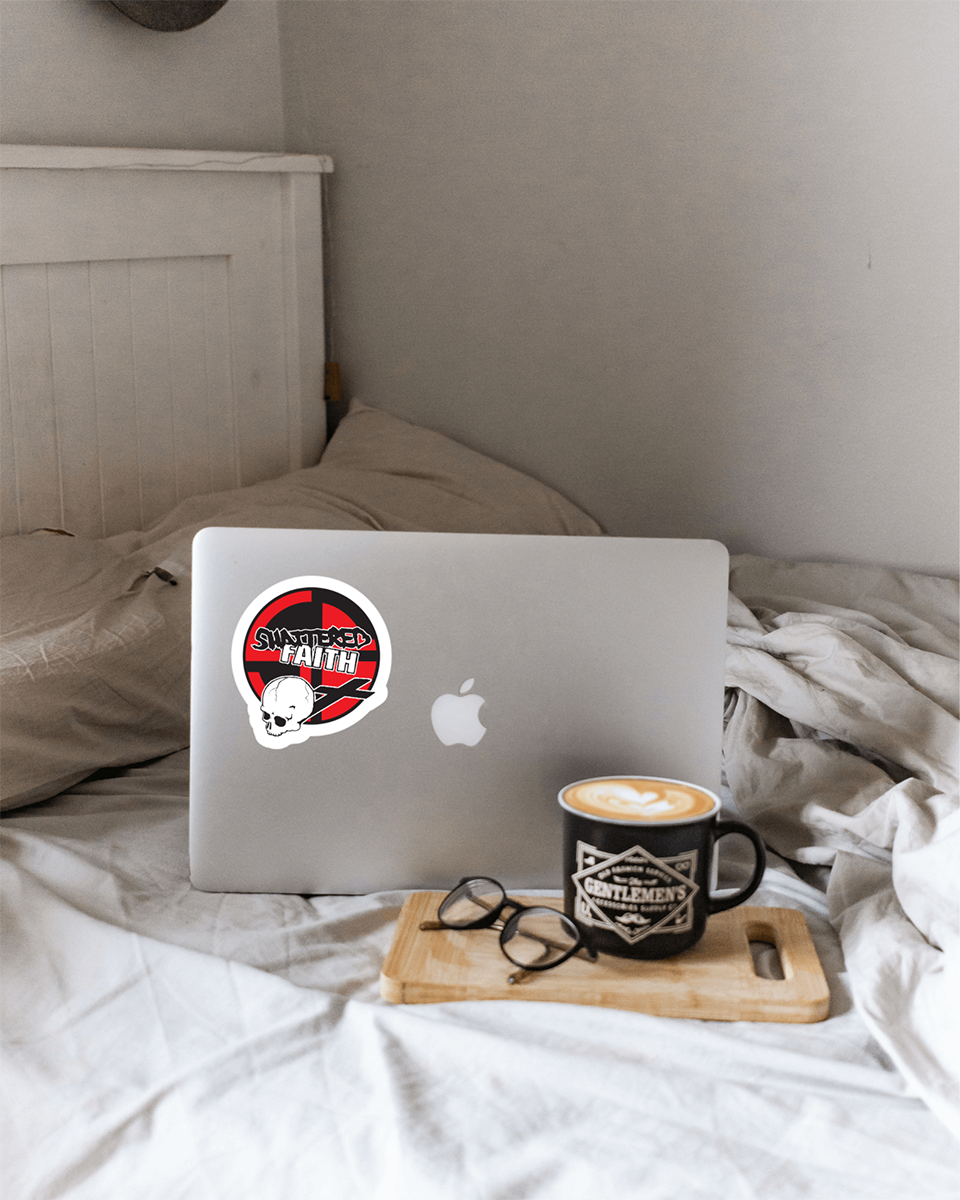 Shattered Faith composite logo Vinyl Decal for Car Truck Window Laptop