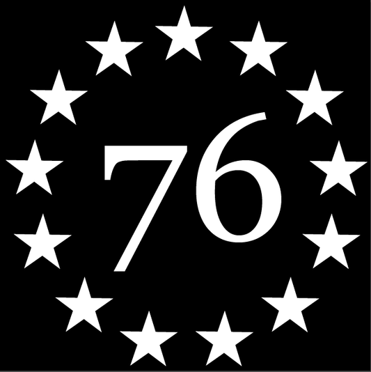 1776 13 Stars Betsy Ross Vinyl Decal