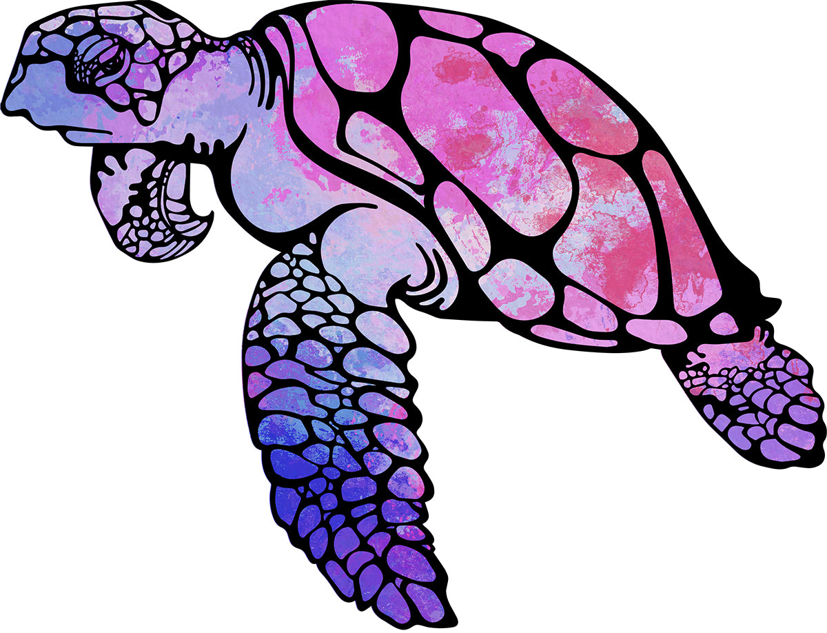 Pastel Turtle Vinyl Decal
