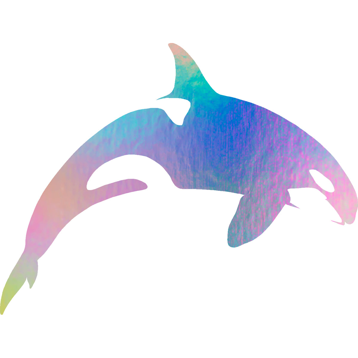 Tropical Ocean Orca Vinyl Decal
