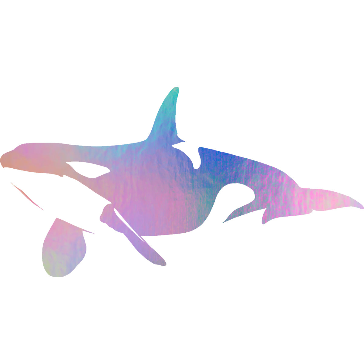 Swimming Orca Vinyl Decal