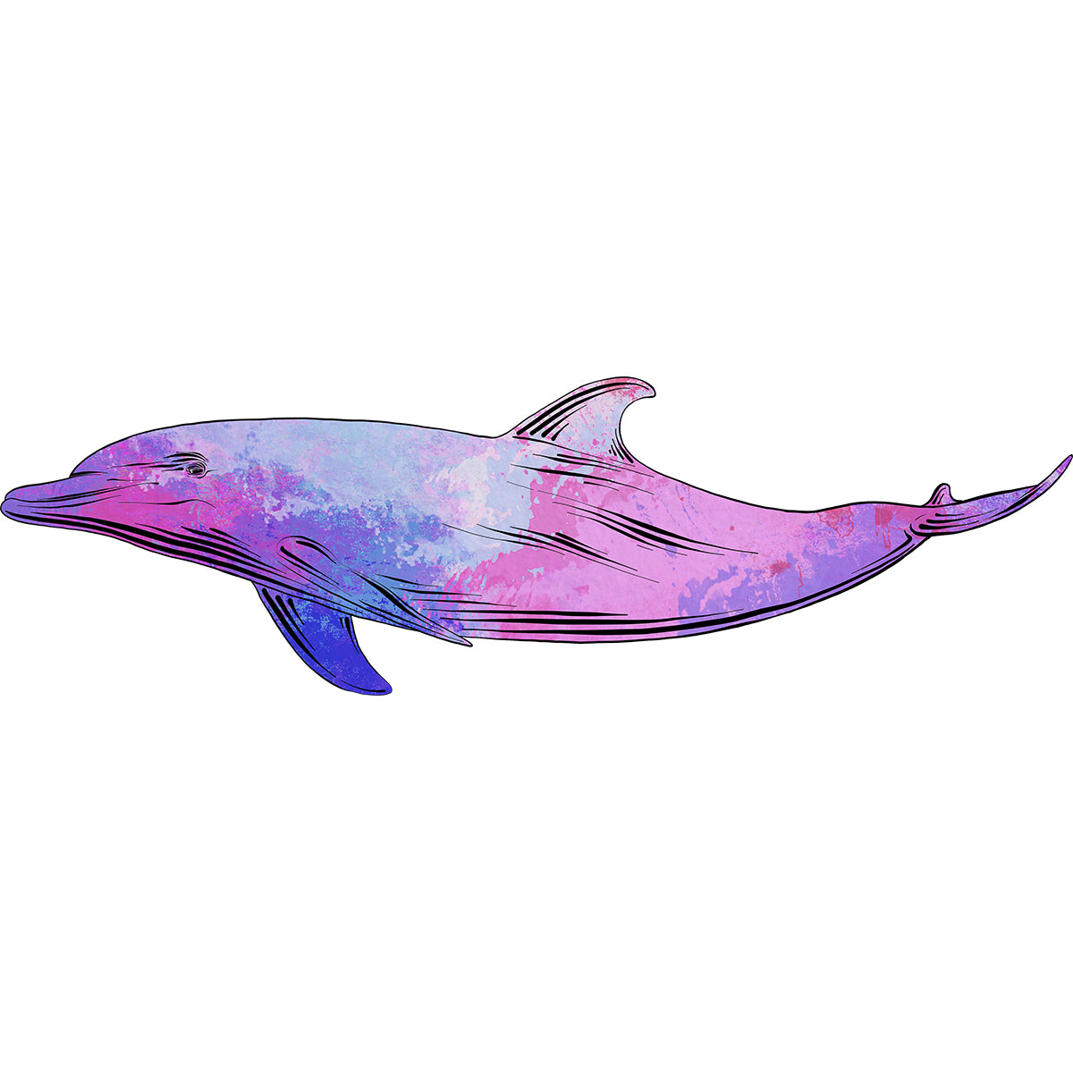 Pastel Dolphin Vinyl Decal