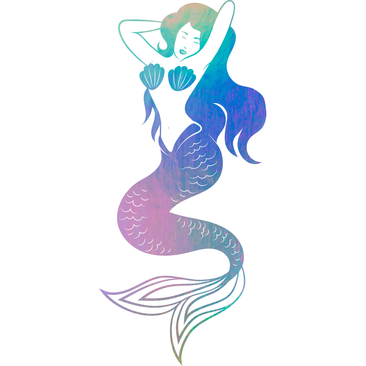 Mermaid Sentual Vinyl Decal